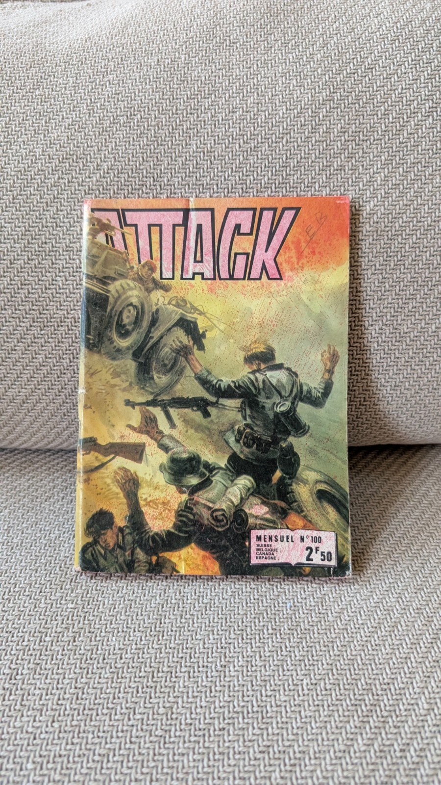 Attack Mensuel n°100 – Comic Vintage – BD Ancienne – Bande Dessinée – Collection
