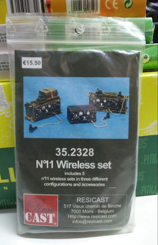 Radios Britanicas WWII, Resicast 1/35