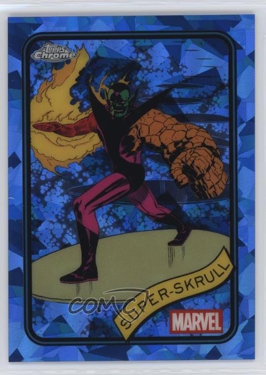 2025 Topps Chrome Marvel Comics Zaffiro Super-Skrull #11 3s8