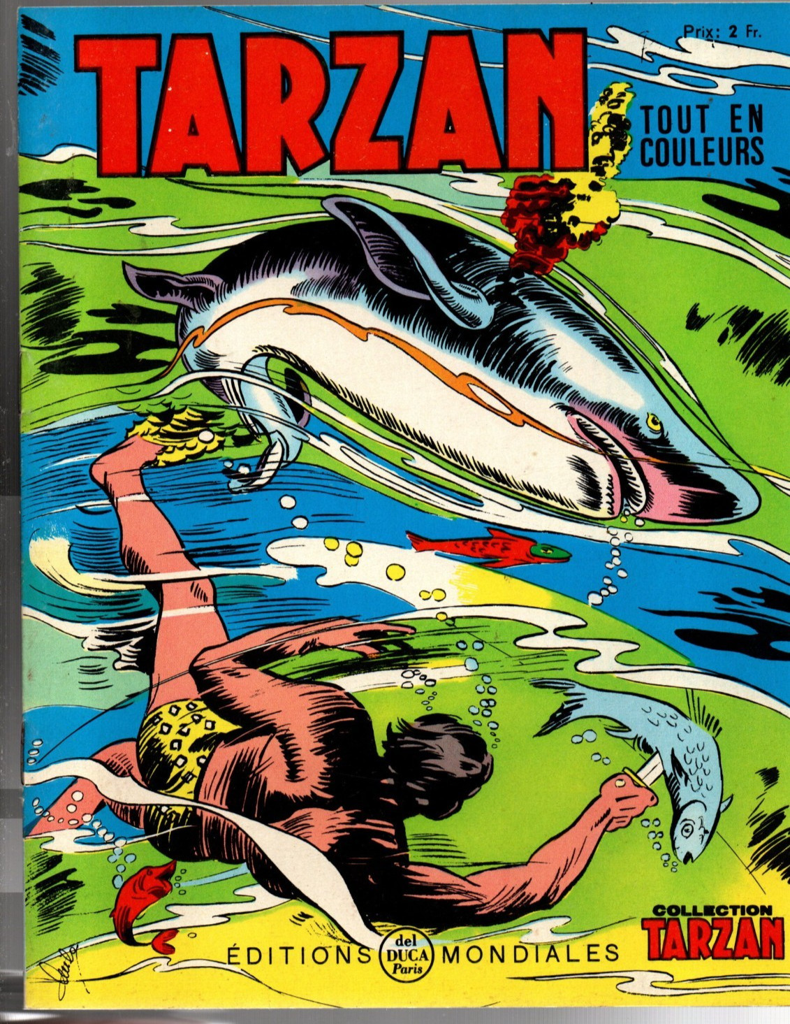 TARZAN Tout en couleurs n°22. Editions Mondiales  1966. Etat neuf