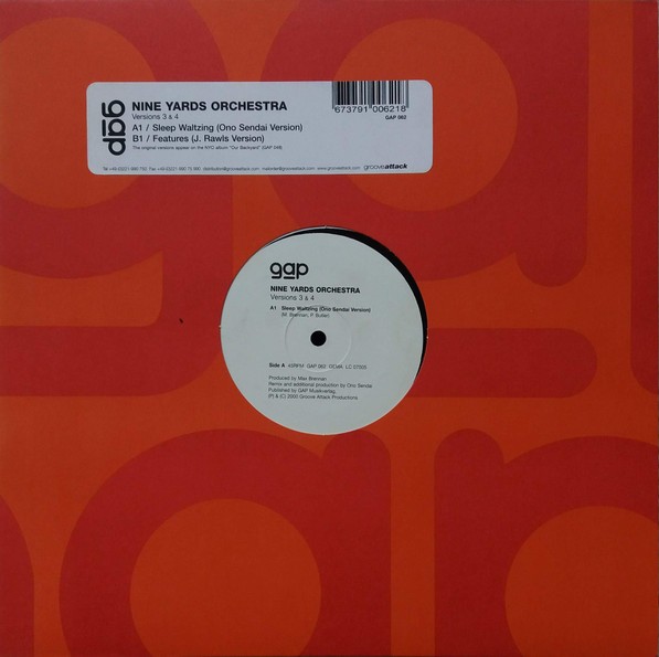 Nine Yards Orchestra - Versioni 3 e 4 Vinile 12" 33 1/3 RPM Elettronica 258