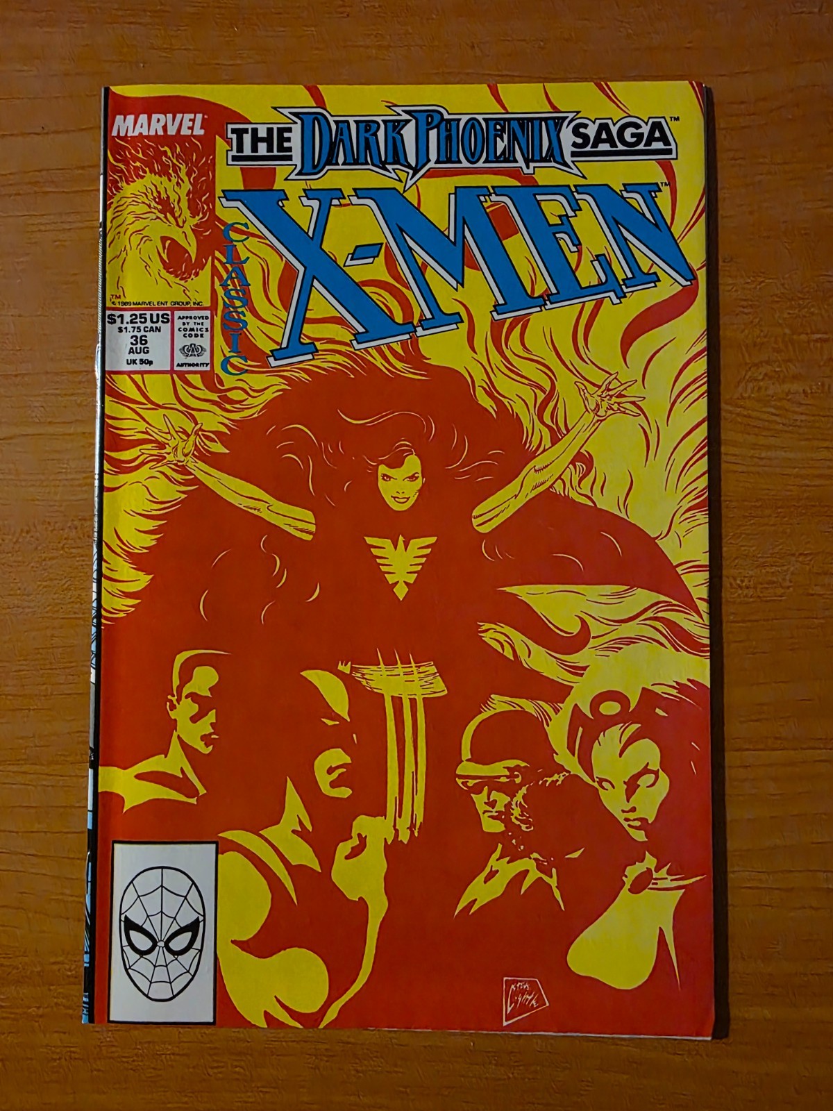 Classic X-Men #36 Direct Market Edition ~ quasi nuovo ~ 1989 Marvel Comics