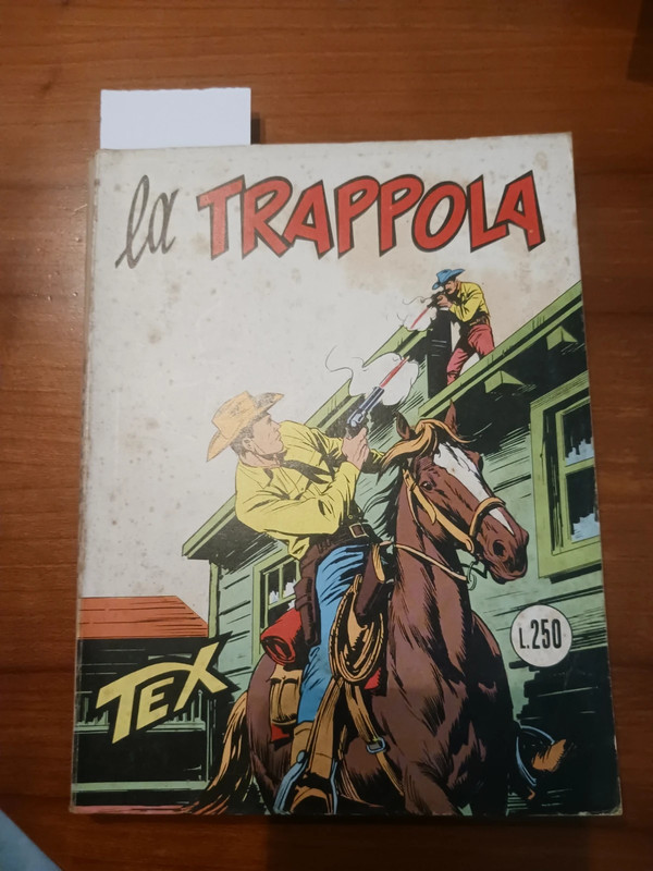 Fumetto collana Tex Gigante ep.141 del luglio 1972, titolo 'La Trappola'