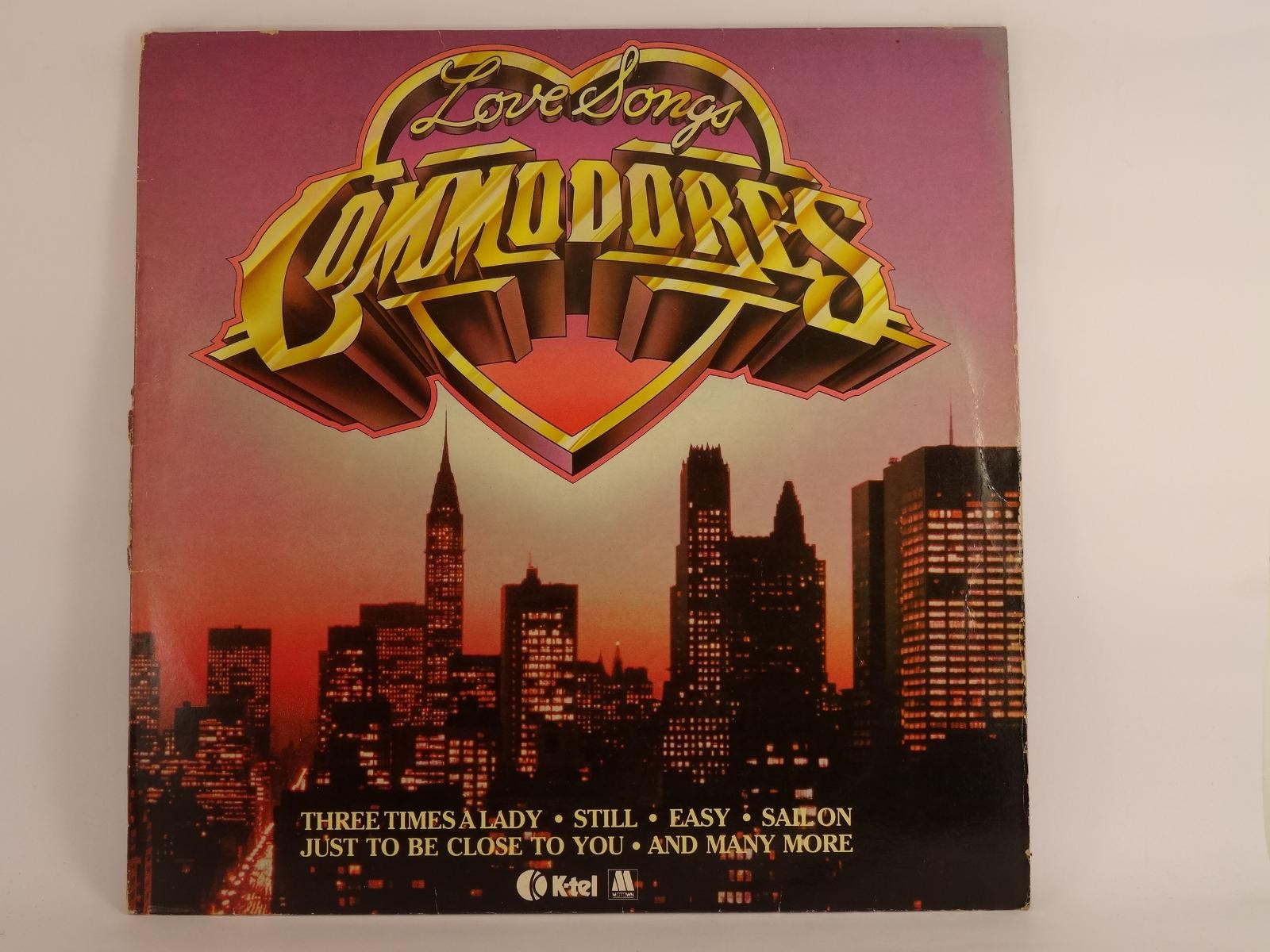 COMMODORES (1) LOVE SONGS (A) LP K-TEL