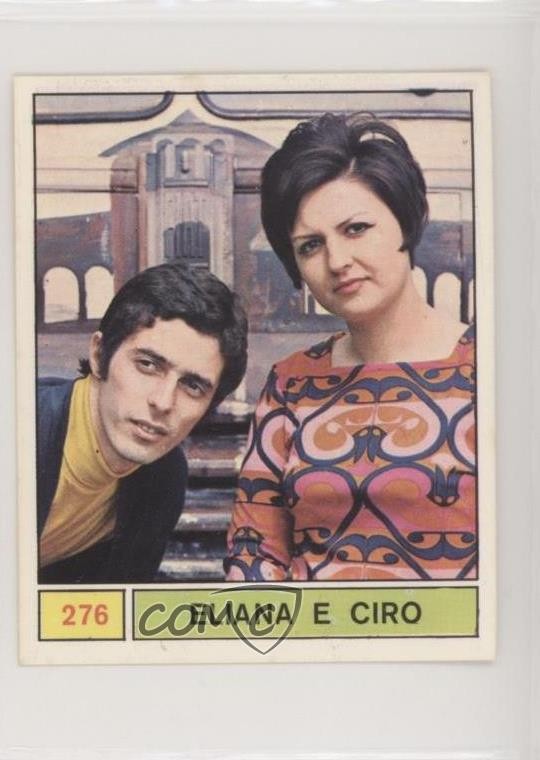1969 Panini Cantanti Eliana E Ciro #276 1z6