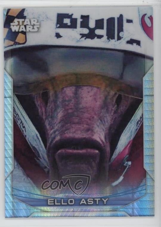 2020 Topps Star Wars Chrome Perspectives Prism Refractor /299 Ello Asty #25 1u5y