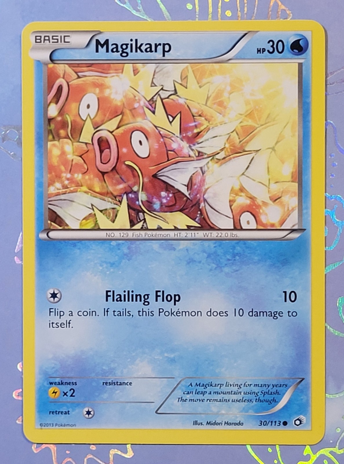 Magikarp 30/113 Legendary Treasures Pokemon Card NM