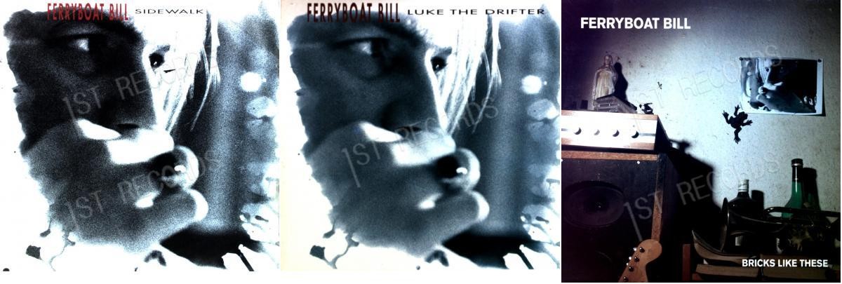 3 x Ferryboat Bill Vinyl LP Single 7" Sammlung VG/VG+ .