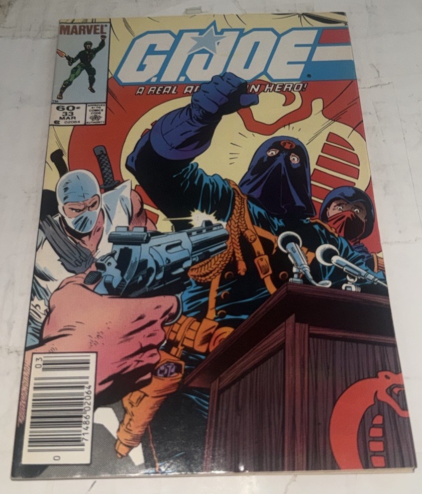 G.I. Joe Un Vero Eroe Americano #33 Marvel Comics Edicola
