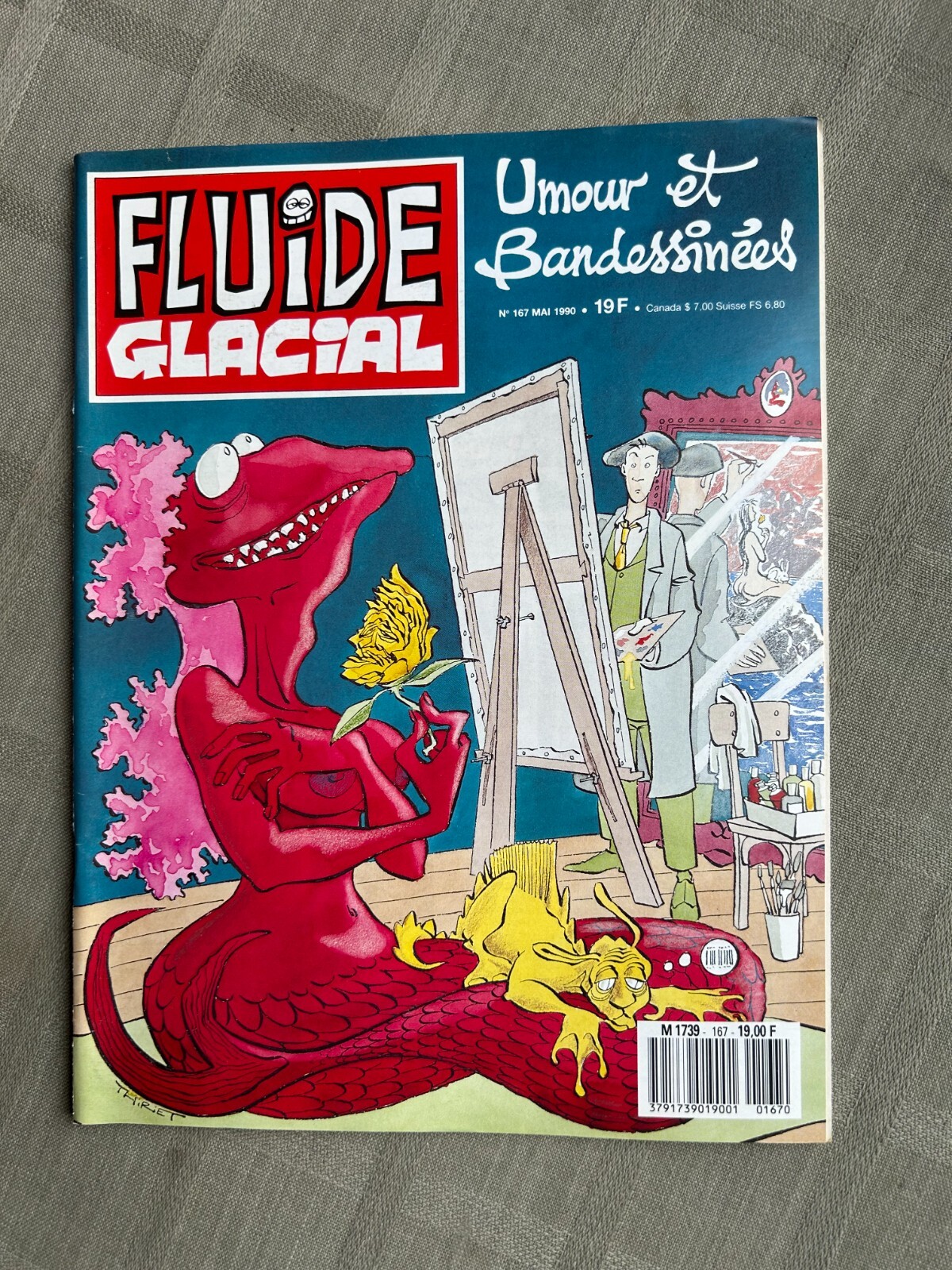 FLUIDE GLACIAL N°167 MAI 1990 EN TRÈS BON ÉTAT