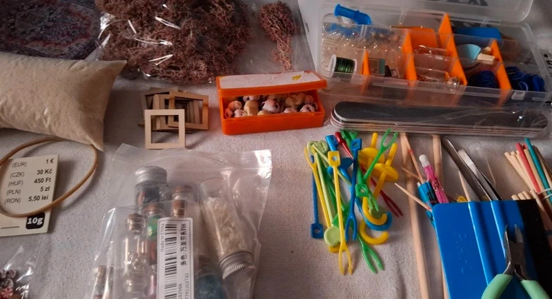 Lote manualidades y miniatura