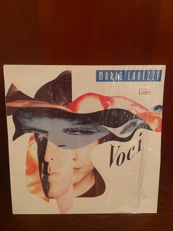 Vinile LP Mario Lavezzi - Voci (1991) Prima Stampa In shrink