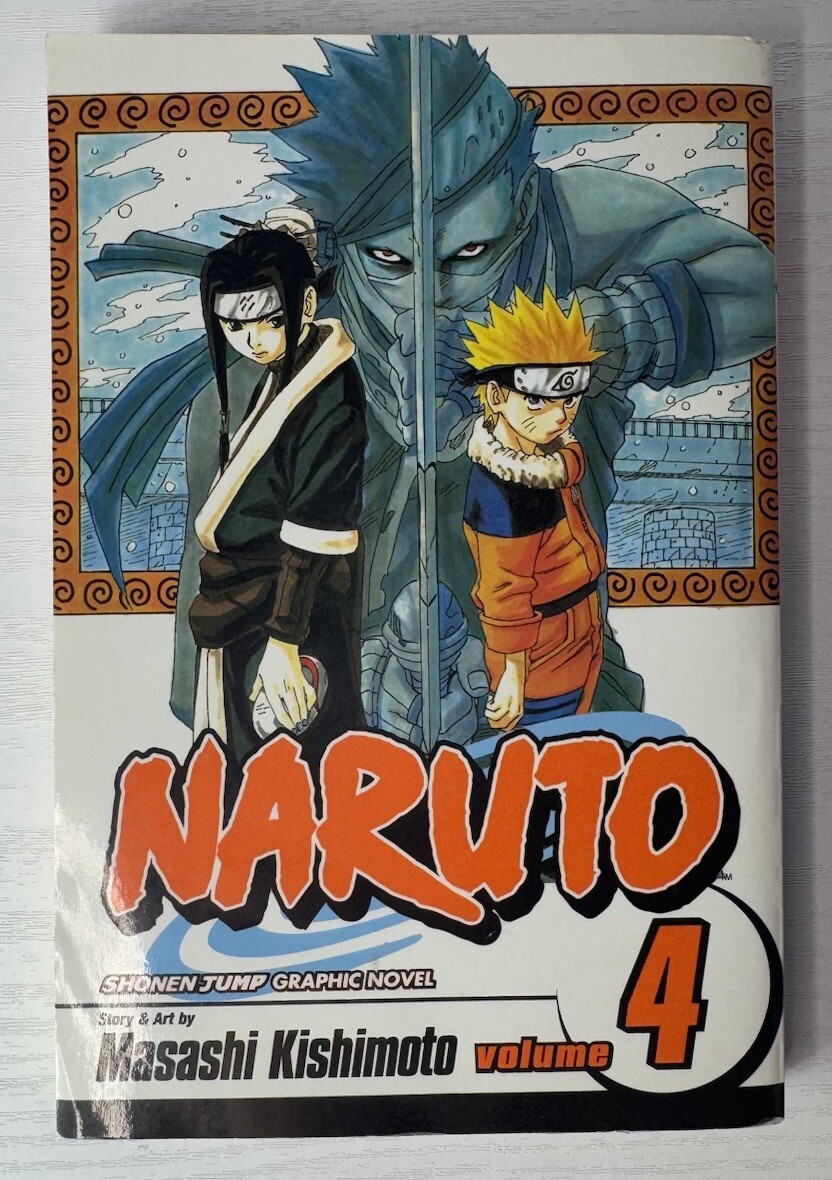 Naruto Volume #4 Manga Inglese VIZ Media