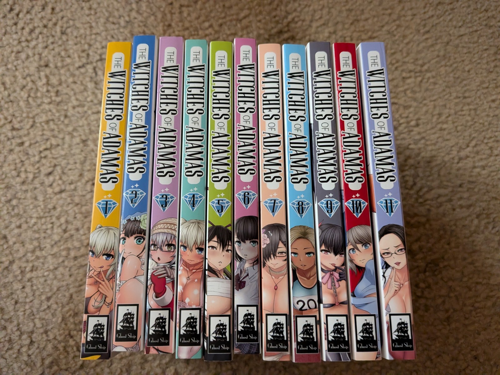 Le Streghe di Adamas Vol 1-11 Manga Inglese