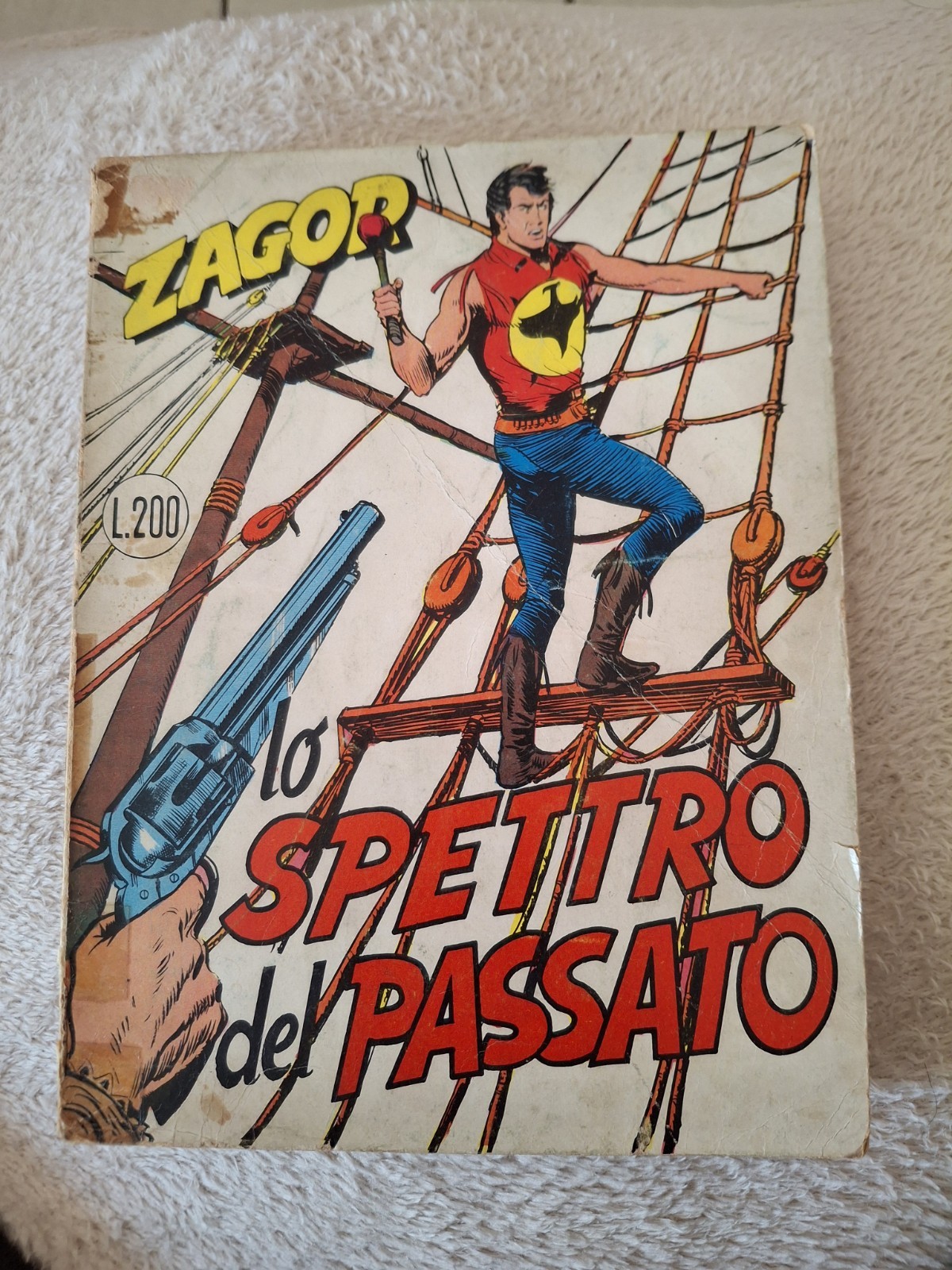 zagor zenith n. 91 lo spettro del passato originale prima Edizione Ottobre 1968