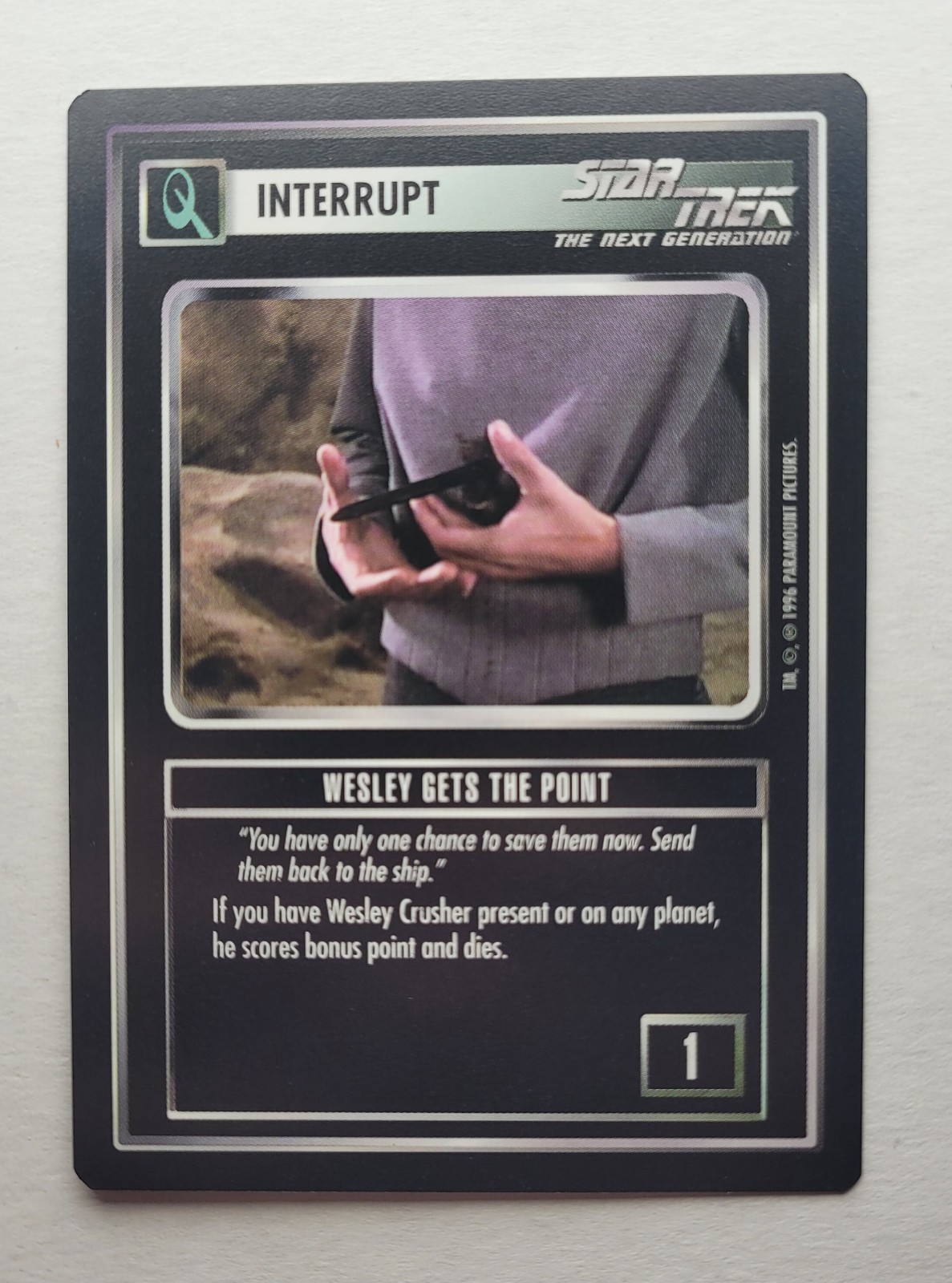 Star Trek CCG: WESLEY OTTIENE PUNTI + BONUS | Non comune | RISPARMIA FINO AL 25% | 1E Q Cont