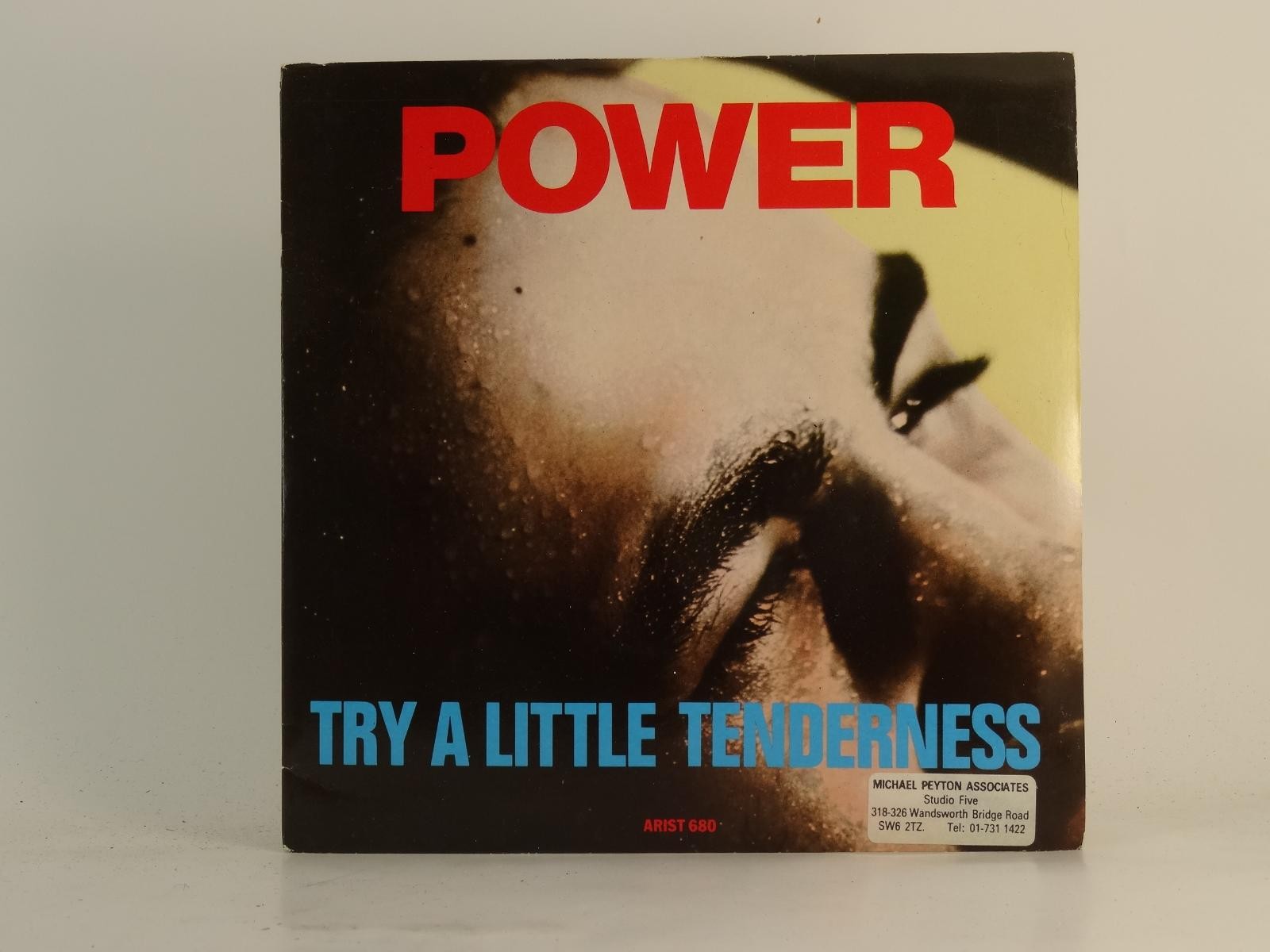 POWER TRY A LITTLE TENDERNESS (73) 2 Track 7" Single including Picture Sleeve AR