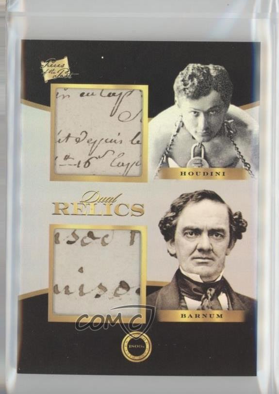 2024 The Bar Pezzi del Passato 1800 Edizione Reliquie Harry Houdini PT Barnum 0w0l