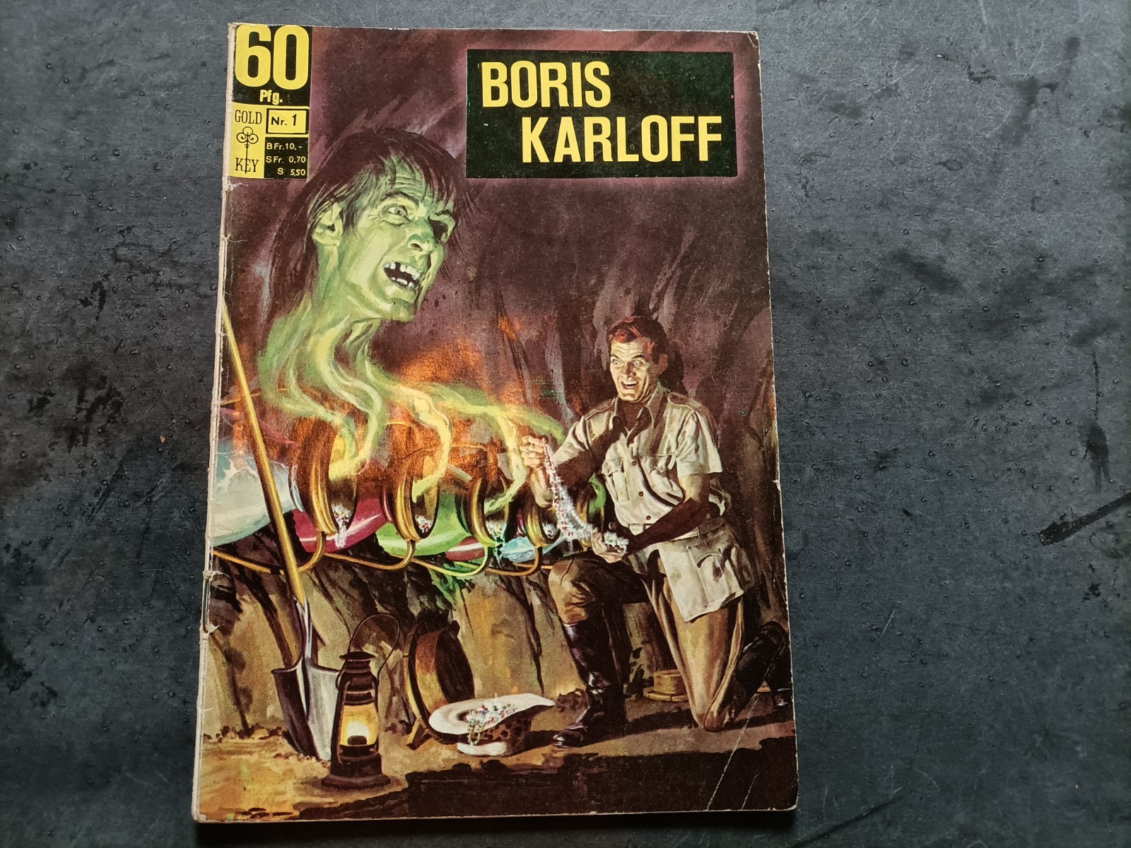 Boris Karloff #1 - Scritti illustrati Editore (BSV) 1967 (condizioni 2/2-) Rarità!