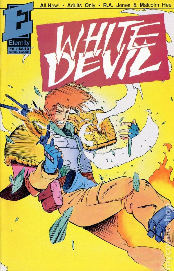 White Devil #6 VG 1990 immagine stock basso grado