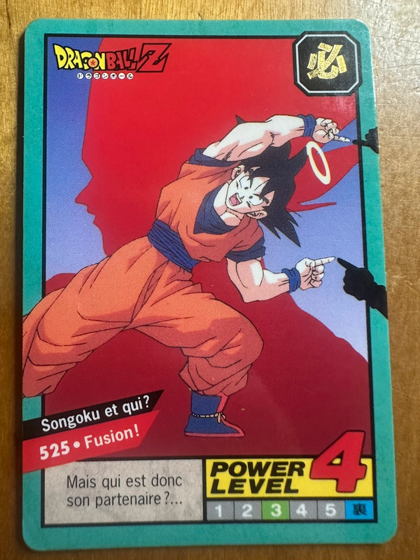 Carte Dragon Ball Z Super Battle n°525 – Son Goku “Fusion !”