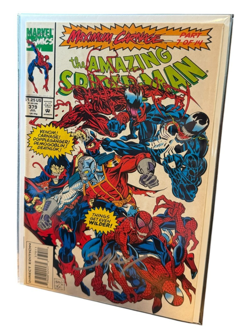 Amazing Spider-Man #379 1993 • Mark Bagley  SIGNED • Marvel Comics