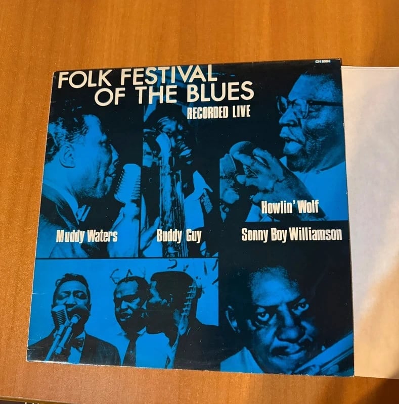 Chess Folk Festival of the Blues Recorded Live LP 12" 33 giri Muddy Waters