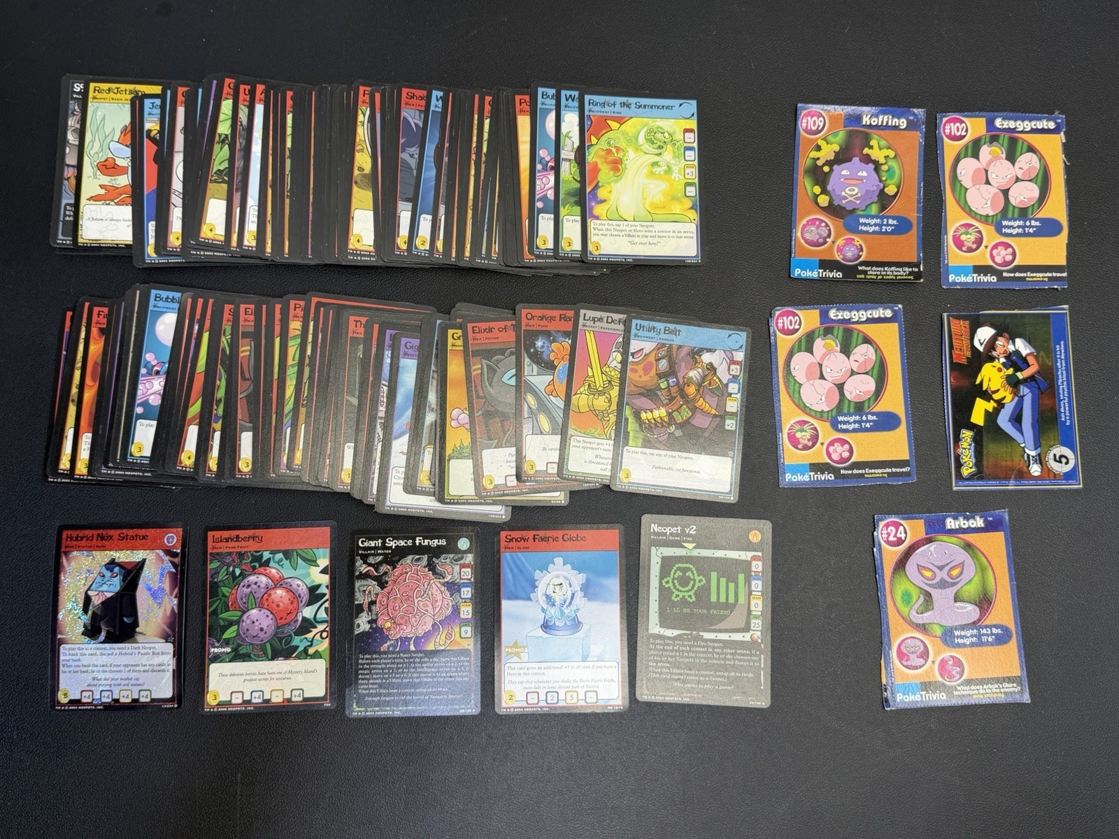 Lotto giochi di carte Neo Pets 2003 2004
