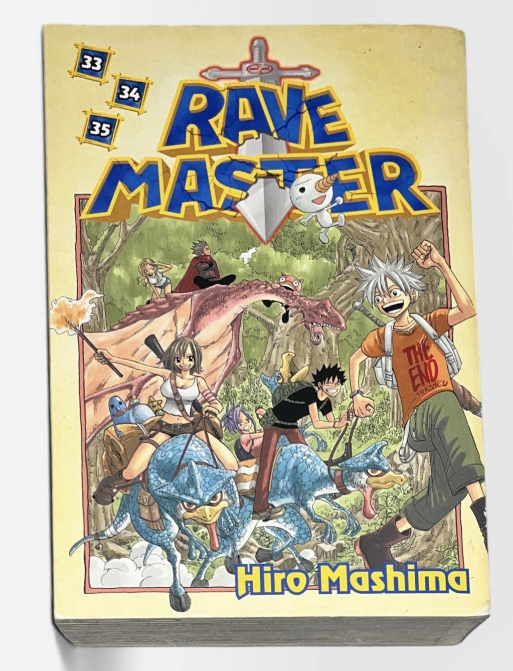 Rave Master Volume 33-35 33 34 35 Manga Inglese Hiro Mashima TokyoPop Omnibus