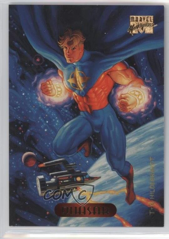 Quasar Fleer Marvel Masterpieces 1994 #96 2f4