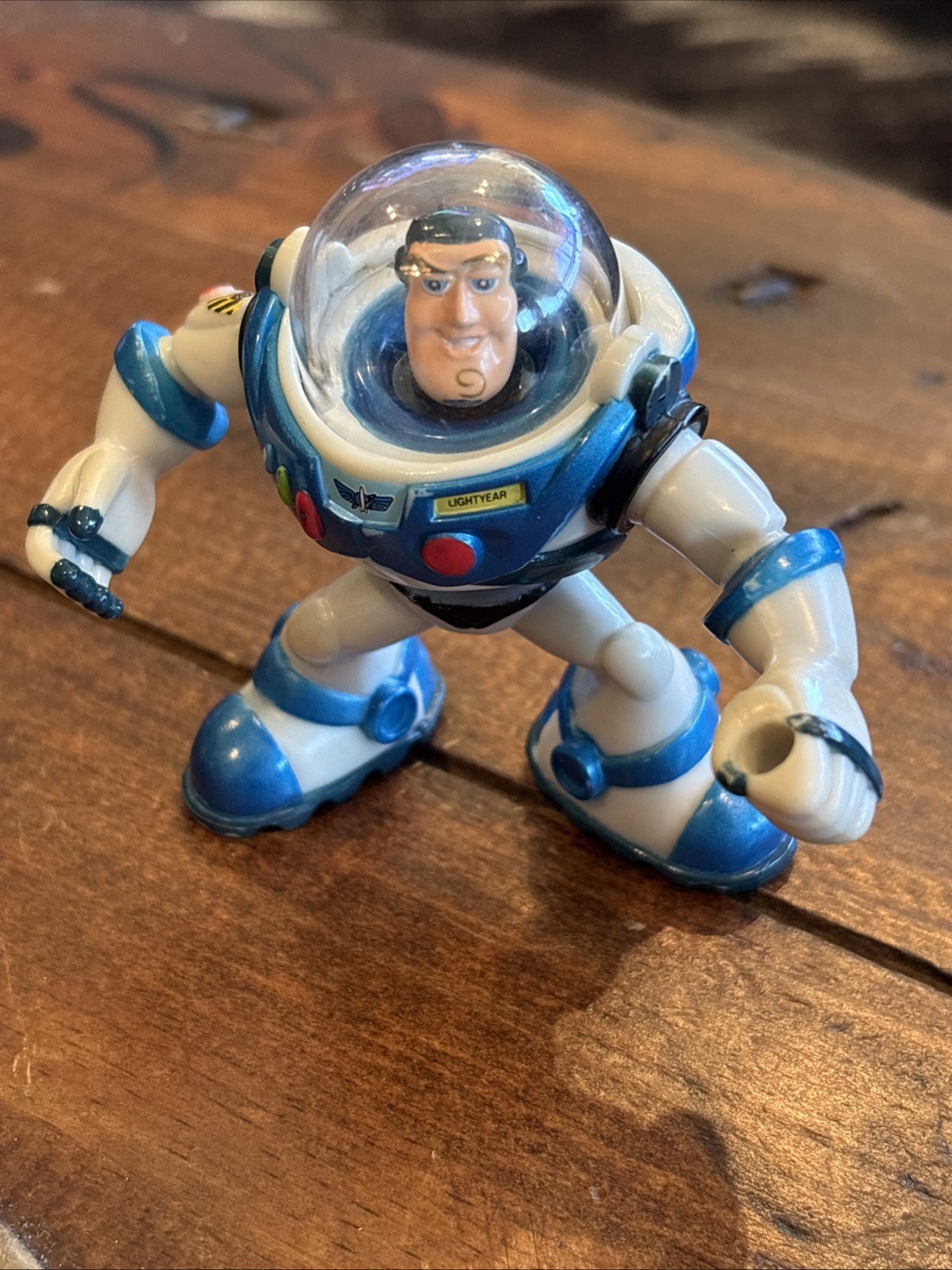 Vintage Space Rescue Code Blue Buzz Lightyear Action Figure 2002