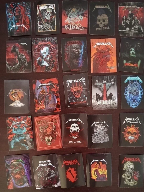 Metallica stickers hard rock heavy trash death puppets cd vinyl autocollant