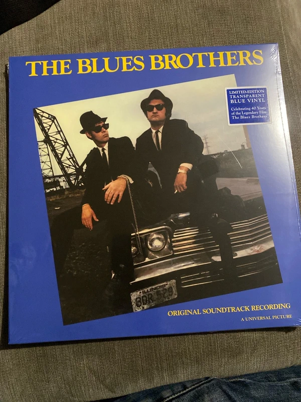 Vinyle  The blues brothers limited édition vinyle bleu transparent
