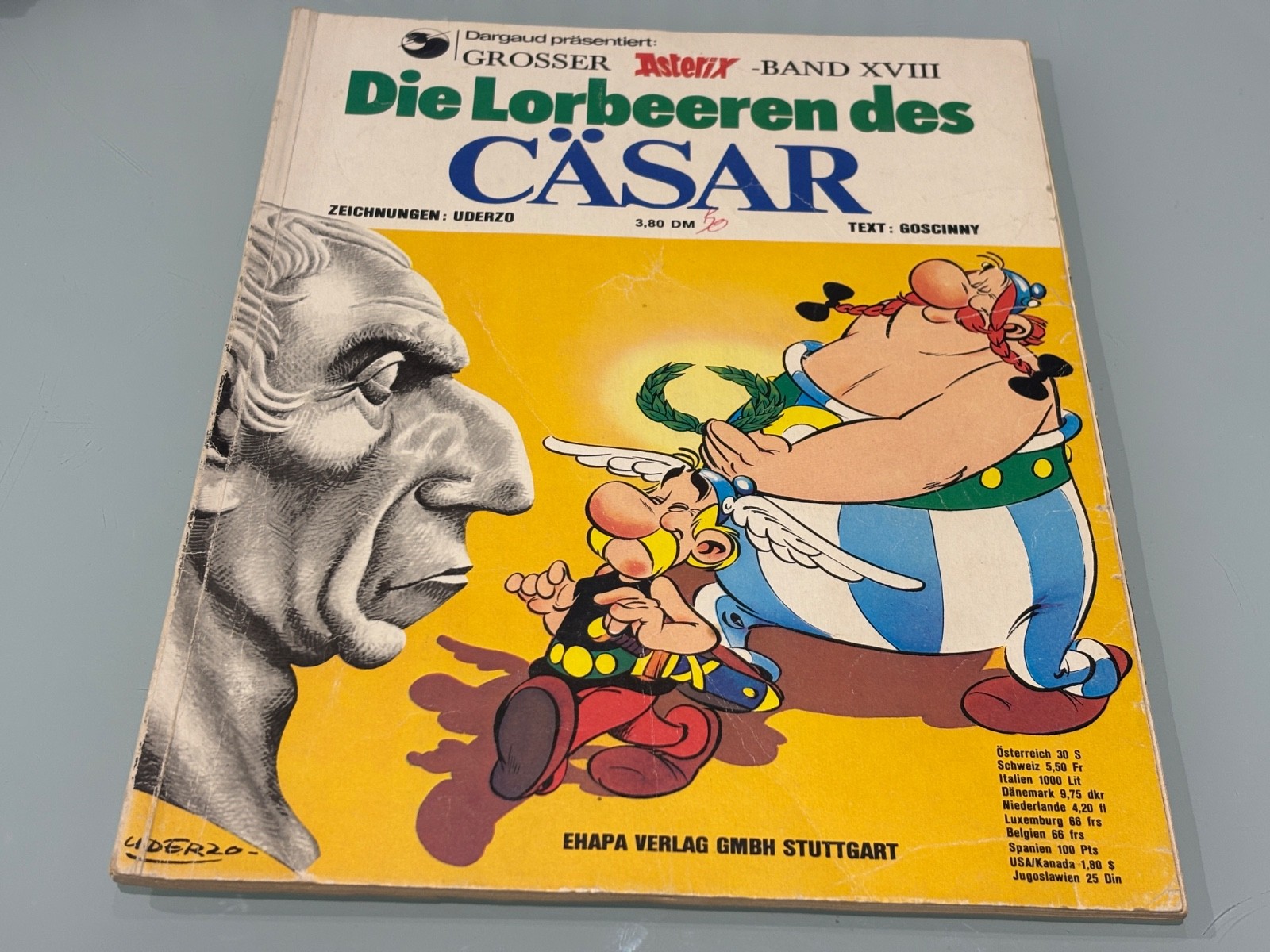 Grande Asterix Volume XVIII Gli Allori di Cesare Ehapa Copertina Morbida Fumetto
