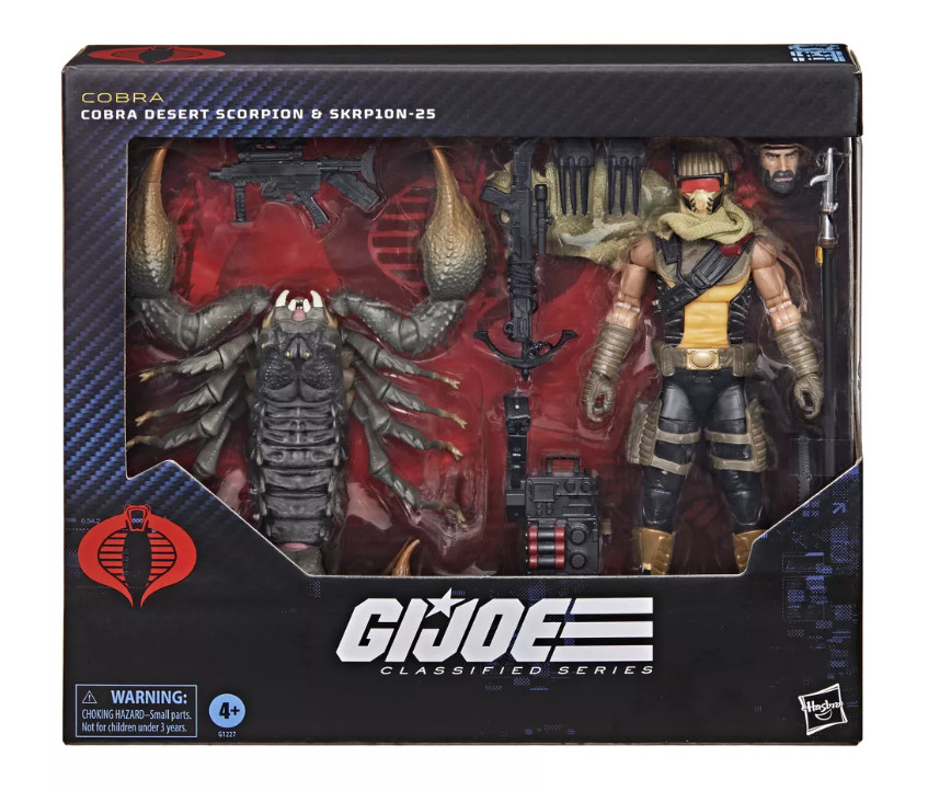 G.I. Joe Classified Series #180 Cobra Desert Scorpion SKRP10N-25 Hasbro 6" NUOVO