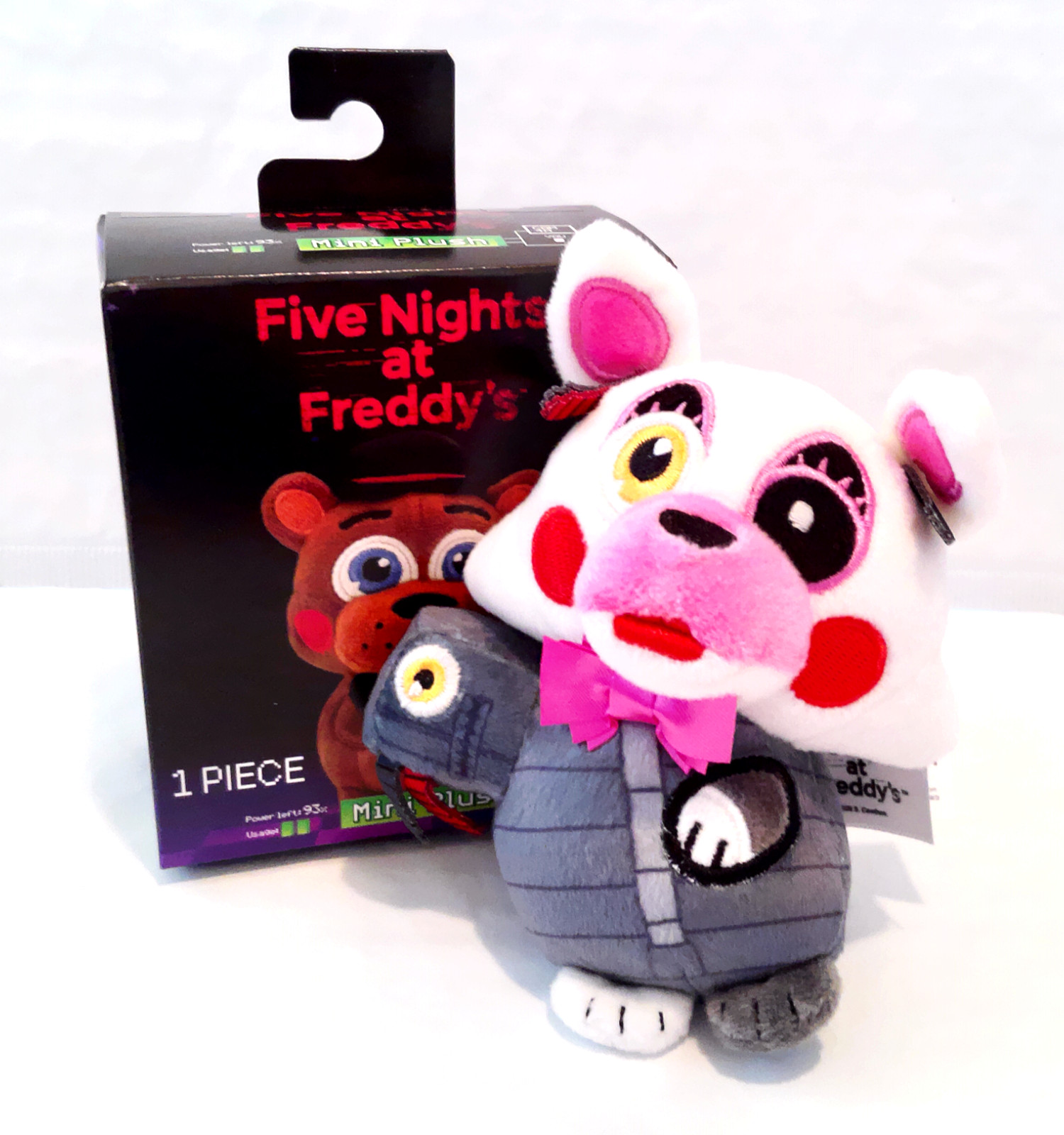 FNAF Five Nights At Freddy's Mangle Mini 4" Peluche Jazwares 2026 Nuovo --LEGGI--
