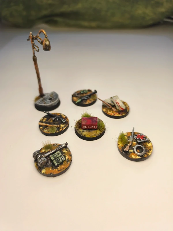 Lote tokens armas