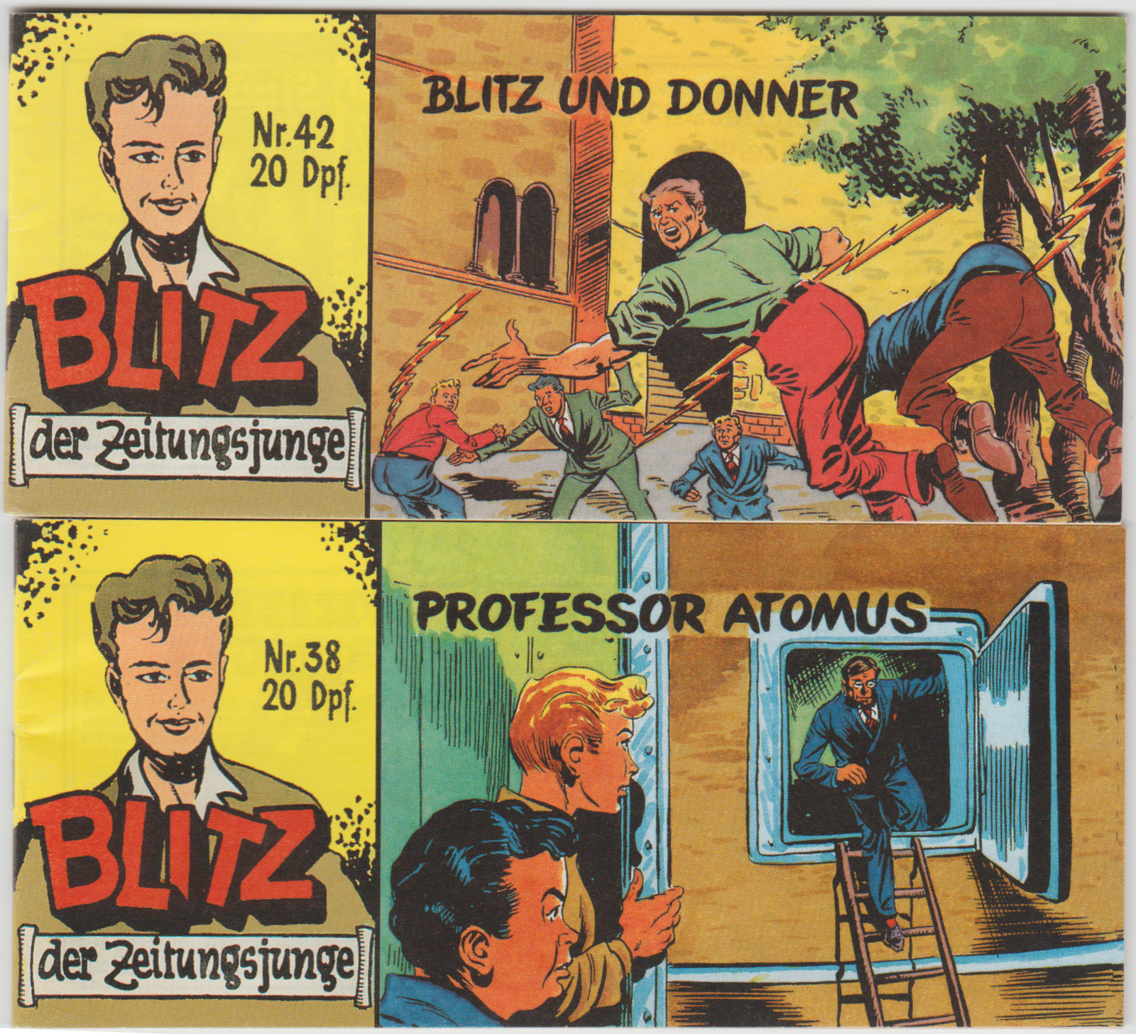 BLITZ DER ZEITUNGSJUNGE..Nr.38,42...Norbert Hethke Verlag