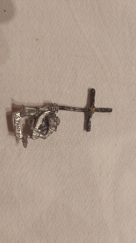 Orco warhammer fantasy estandarte plomo