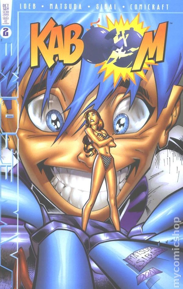 Kaboom #2A quasi nuovo 1997 immagine stock