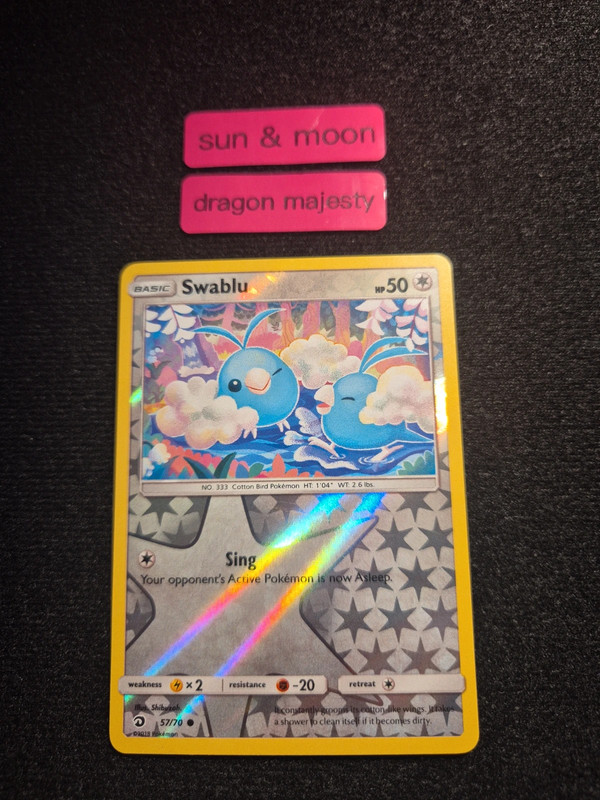 swablu reverse sun & moon dragon majesty