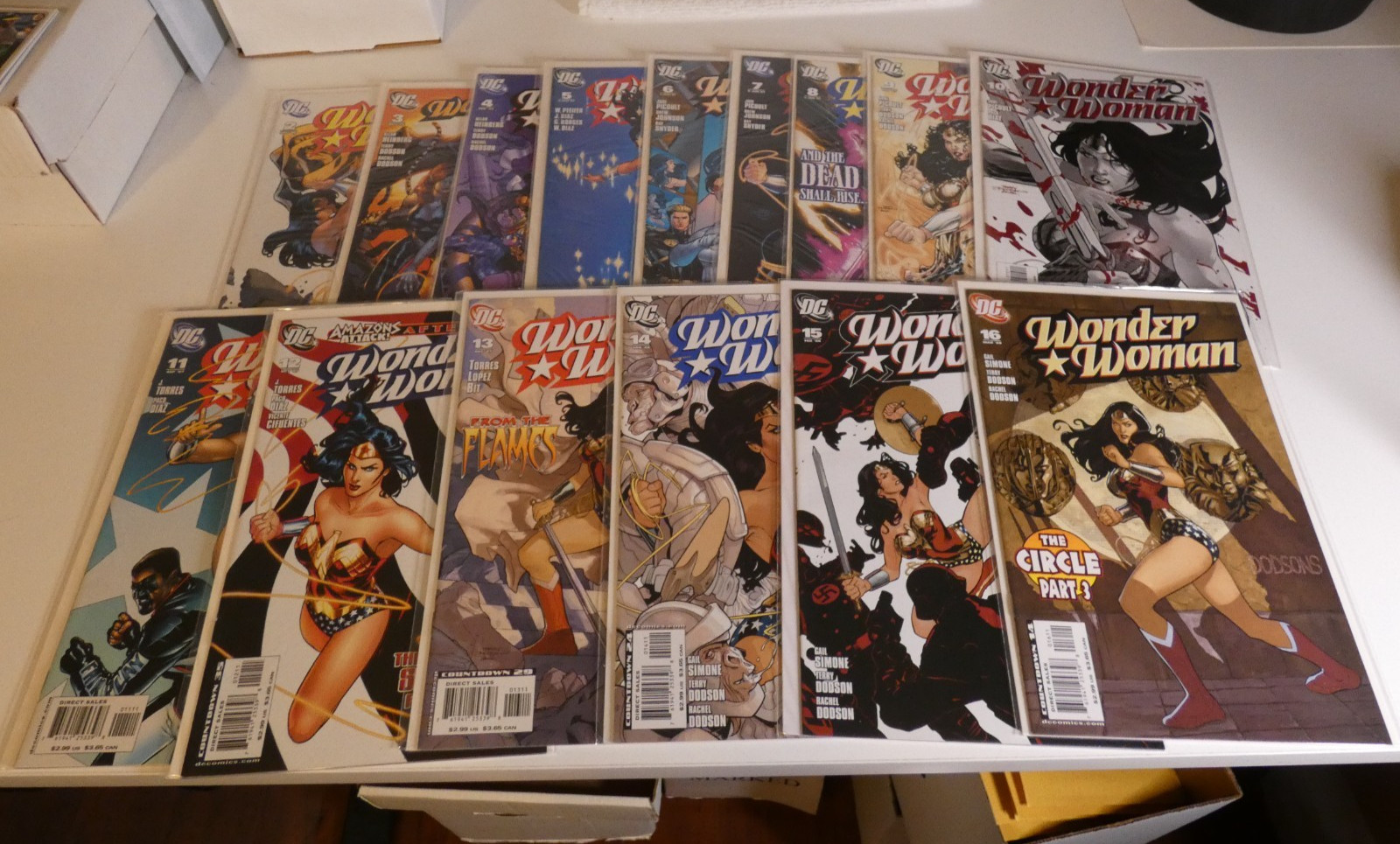Lotto fumetti Wonder Woman DC Comics 2006 volume 3 2-34 lotto di 31 fumetti VF/NM