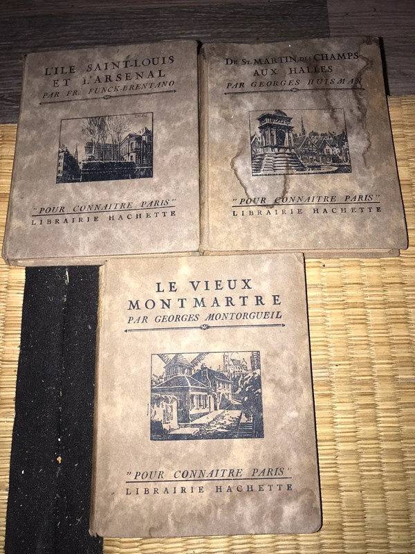 Pour connaître Paris - Lot de 3 volumes - Hachette
