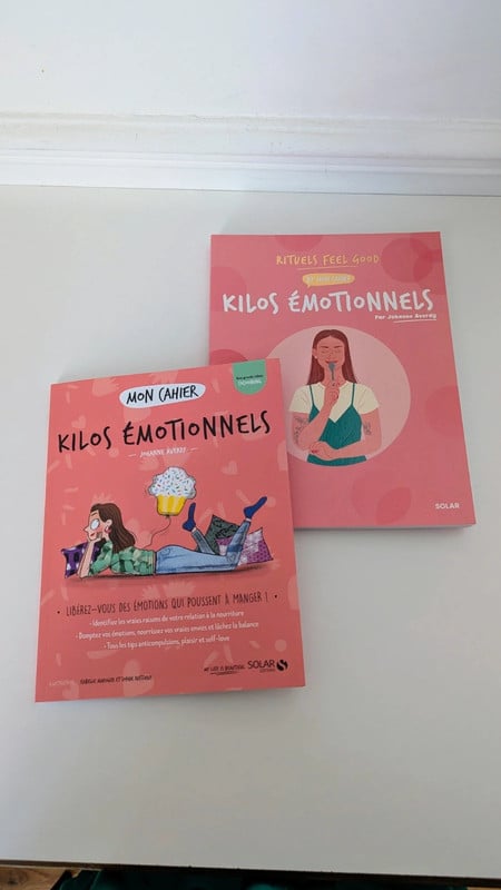 Lot de 2 livres Kilos Émotionnels – Johanne Averdy – Neufs