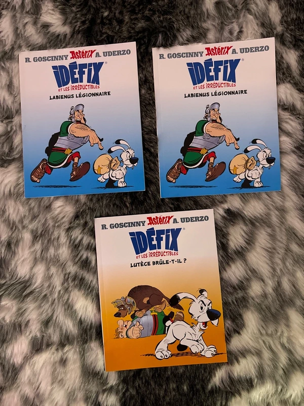 Lot 3 livres Astérix