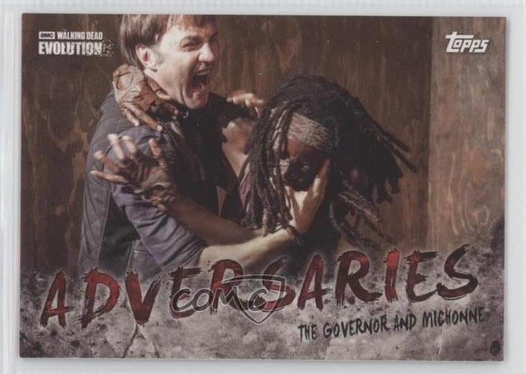 2017 Topps Walking Dead Evoluzione Avversari Il Governatore vs Michonne 0in6