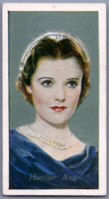 1934 Godfrey Phillips Film Favourites - Heather Angel #10 - *EX*