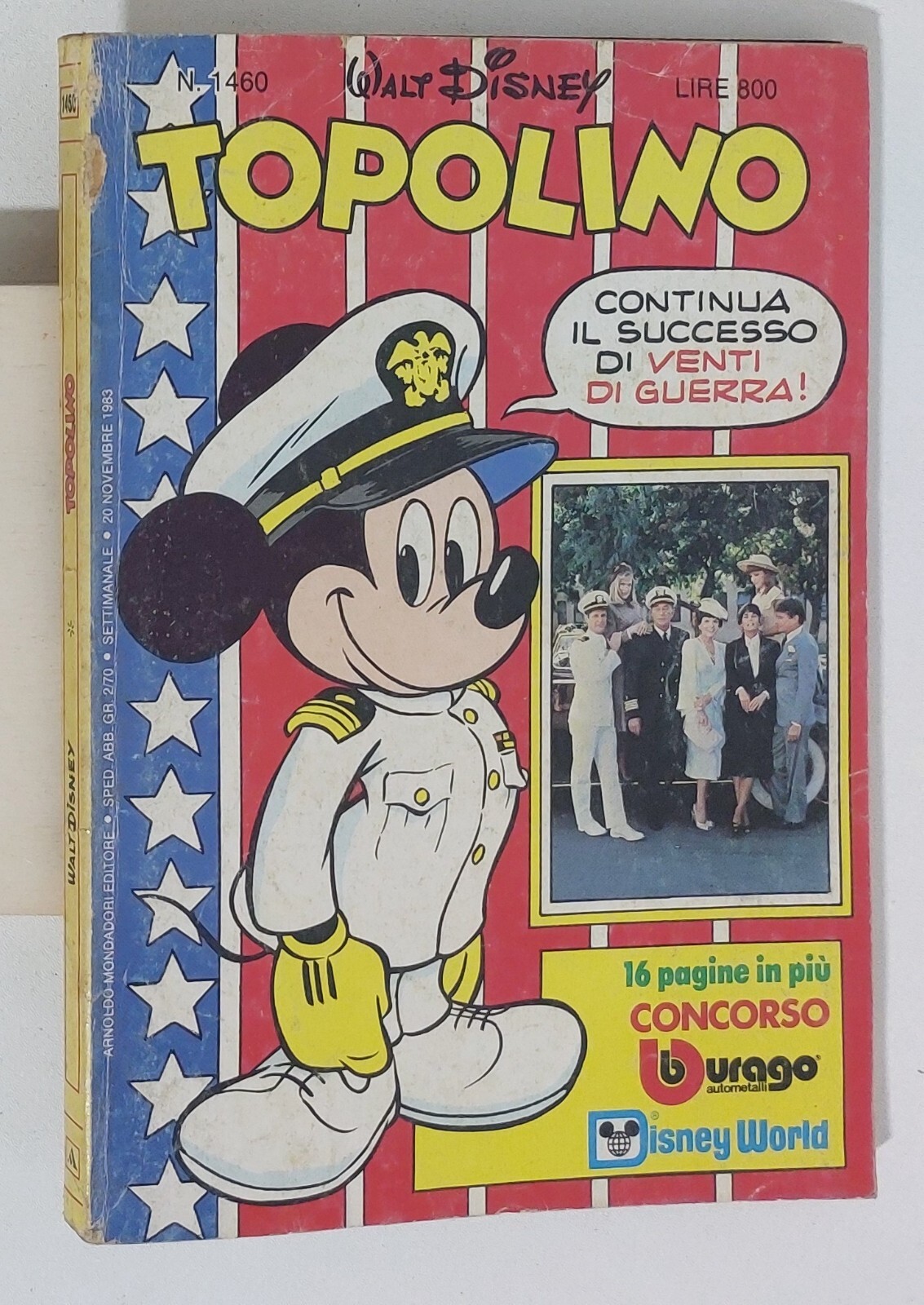 65057 TOPOLINO libretto n. 1460 - Mondadori 1983