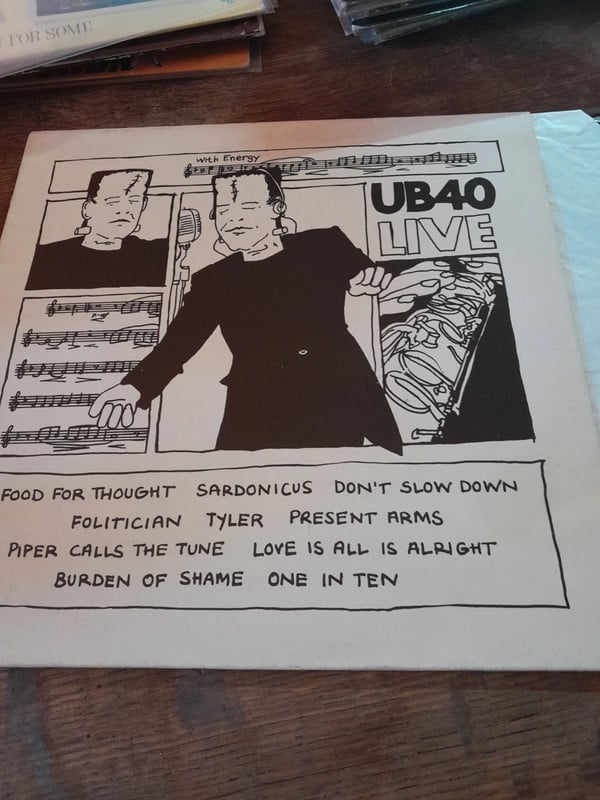 Disque vinyls UB 40 live