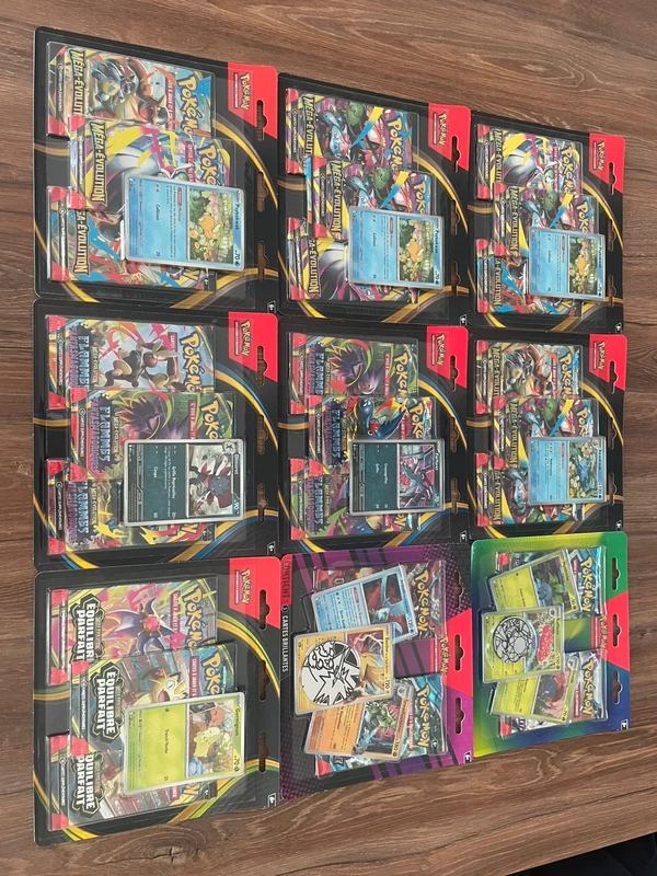 Lot Tripack Duopack Pokémon
